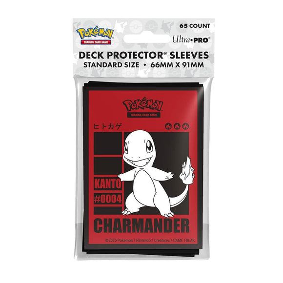 Pokemon Charmander Sleeves - 65ct Supplies Ultra Pro DP Charmander