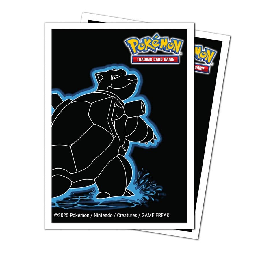Pokemon: Neon Kanto 105CT Apex Deck Protector Sleeves (3 Options) Supplies Ultra Pro PKU NK Blastoise