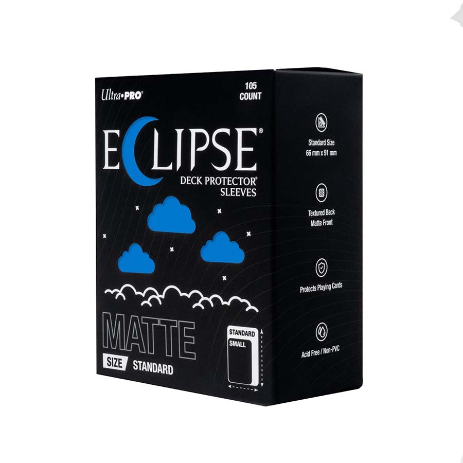 Eclipse Sleeves: Standard Matte Deck Protectors Supplies Ultra Pro Eclipse DP BLU