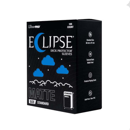 Eclipse Sleeves: Standard Matte Deck Protectors Supplies Ultra Pro Eclipse DP BLU