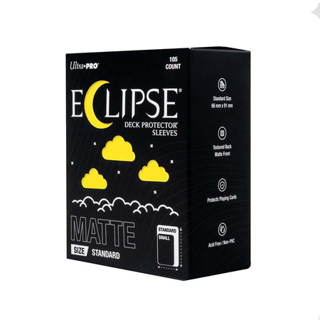 Eclipse Sleeves: Standard Matte Deck Protectors Supplies Ultra Pro Eclipse DP YEL