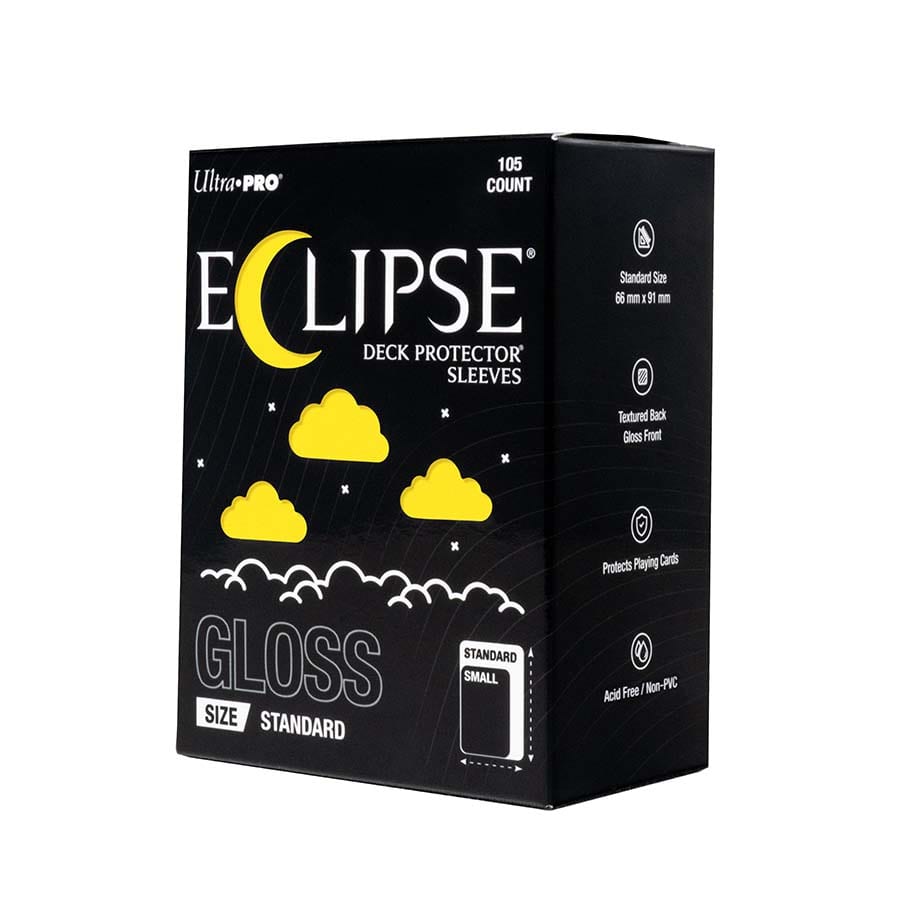 Eclipse Sleeves: Standard Gloss Deck Protectors Supplies Ultra Pro Eclipse DP GLS YEL