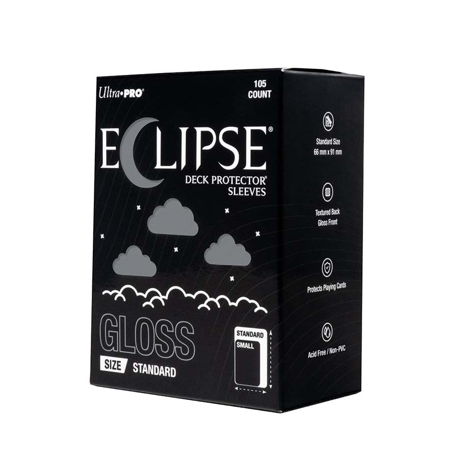 Eclipse Sleeves: Standard Gloss Deck Protectors Supplies Ultra Pro Eclipse DP GLS GRY