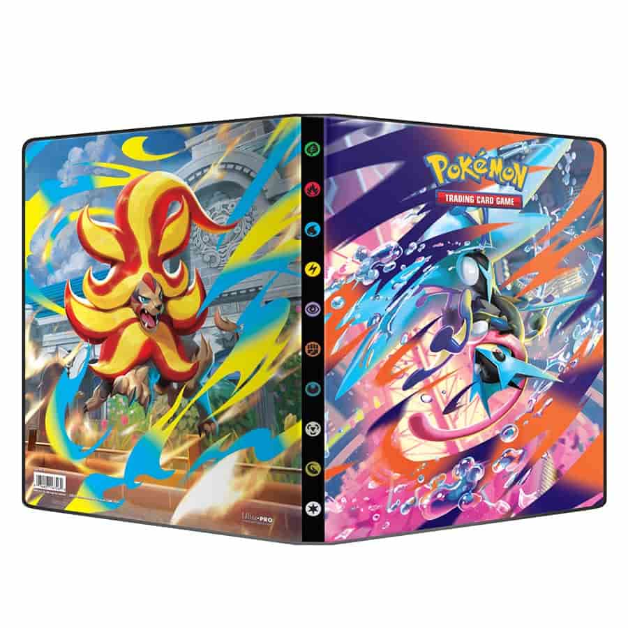 POKEMON PORTFOLIO: MEGA EVOLUTIONS: SET 4 CHAOS RISING 9-POCKET PORTFOLIO Supplies Ultra Pro CR 9pkt Binder