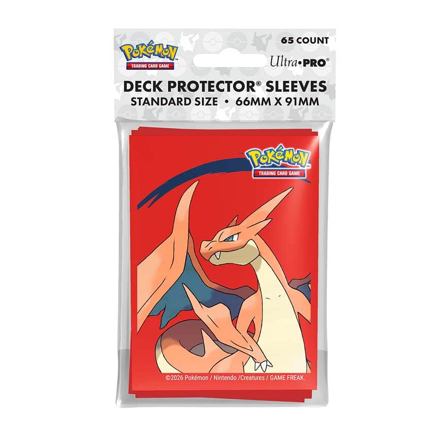 Pokemon Standard Deck Protector Sleeves: Mega Charizard Y 65ct Supplies Ultra Pro DP Mega Charizard Y 65ct