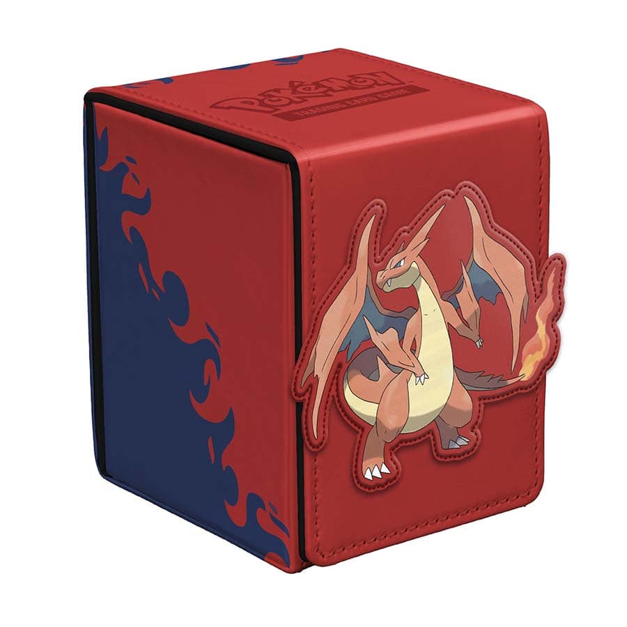 Ultra Pro: Pokemon Mega Charizard Y Alcove Flip Deck Box Supplies Ultra Pro PKMN M Char Y Alcove DB