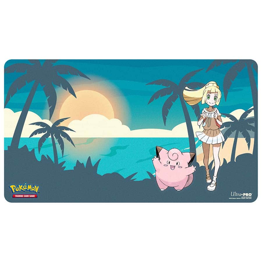 ULTRA PRO: POKEMON: LILLIE AND CLEFAIRY PLAYMAT Supplies Ultra Pro Lillie Clefairy PM