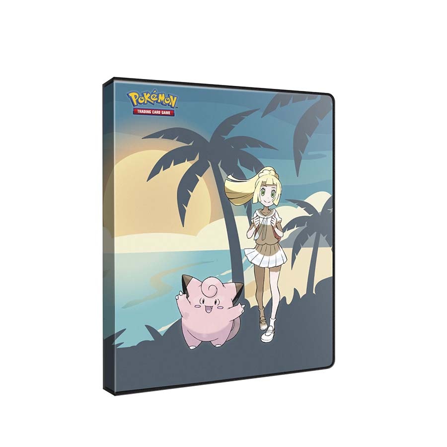 Pokemon Lillie and Clefairy: 4 Pocket Portfolio Supplies Ultra Pro Lillie and Clefairy: 4pkt Portfolio