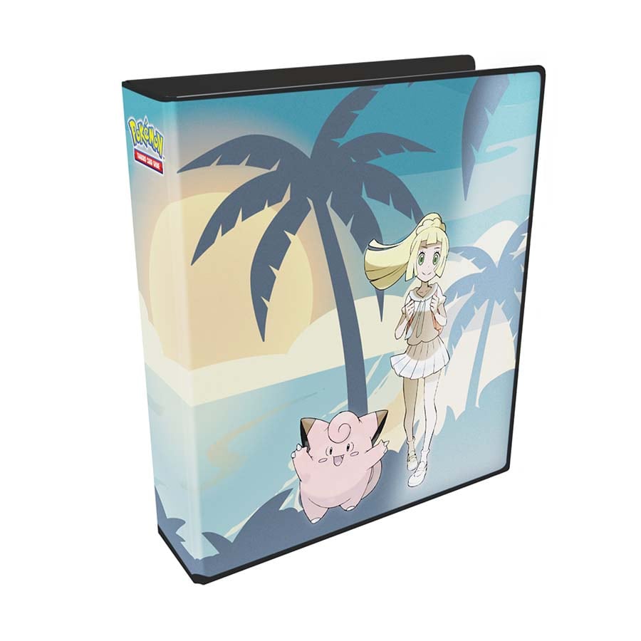 Pokemon Lillie and Clefairy: 2-Inch Album Supplies Ultra Pro Lillie and Clefairy: 2 Inch Portfolio