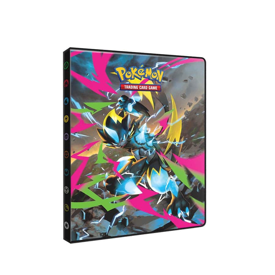 ULTRA PRO: POKEMON PORTFOLIO: MEGA EVOLUTIONS: SET 5 PITCH BLACK 4-POCKET PORTFOLIO Supplies Ultra Pro PKMN PB 4 PKT