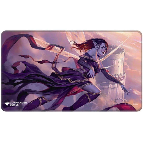 MTG Commander Series Q4 2024 Shard Stitched Edge Playmat - Alela Supplies Ultra Pro   