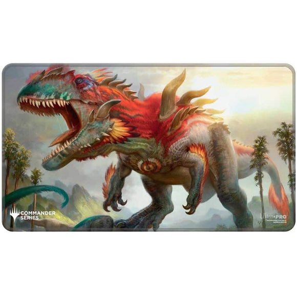 MTG Commander Series Q4 2024 Shard Stitched Edge Playmat - Gishath Supplies Ultra Pro   