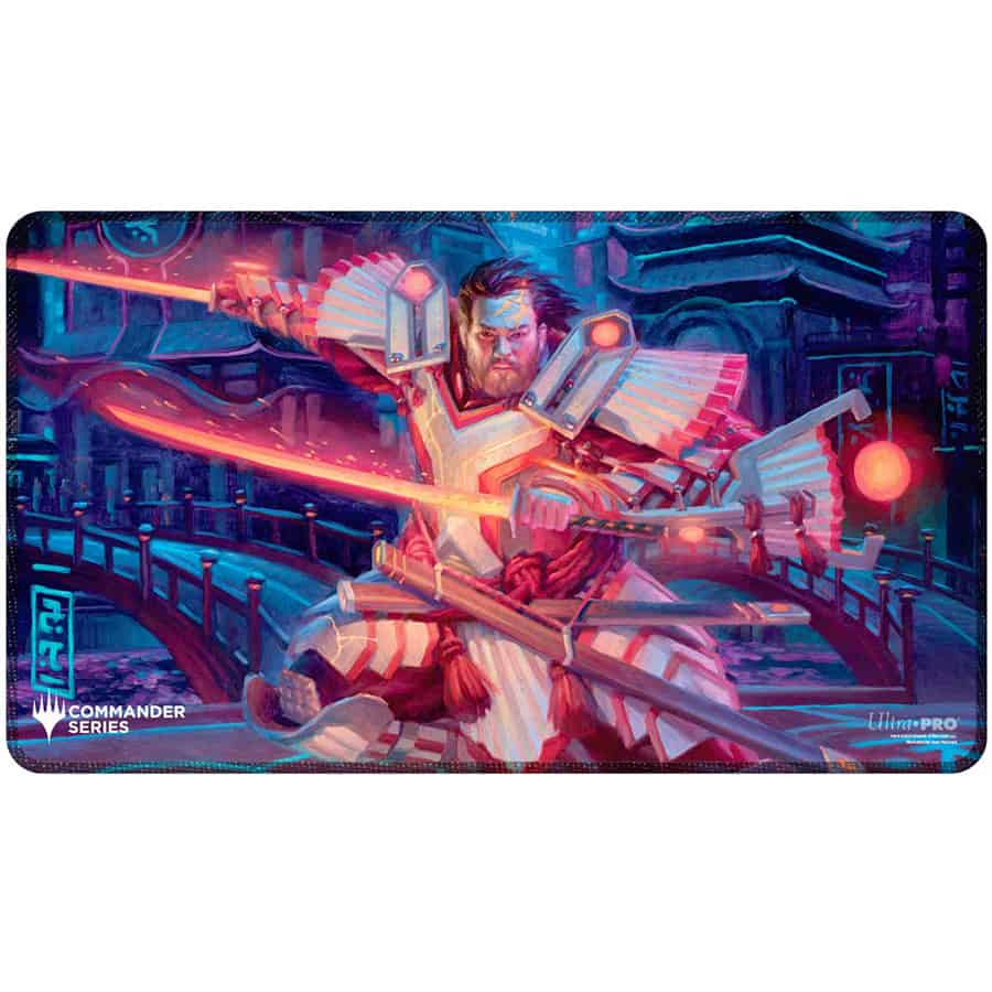 MTG Commander Series Q1 2025 Wedge Stitched Edge Playmat - Isshin Supplies Ultra Pro