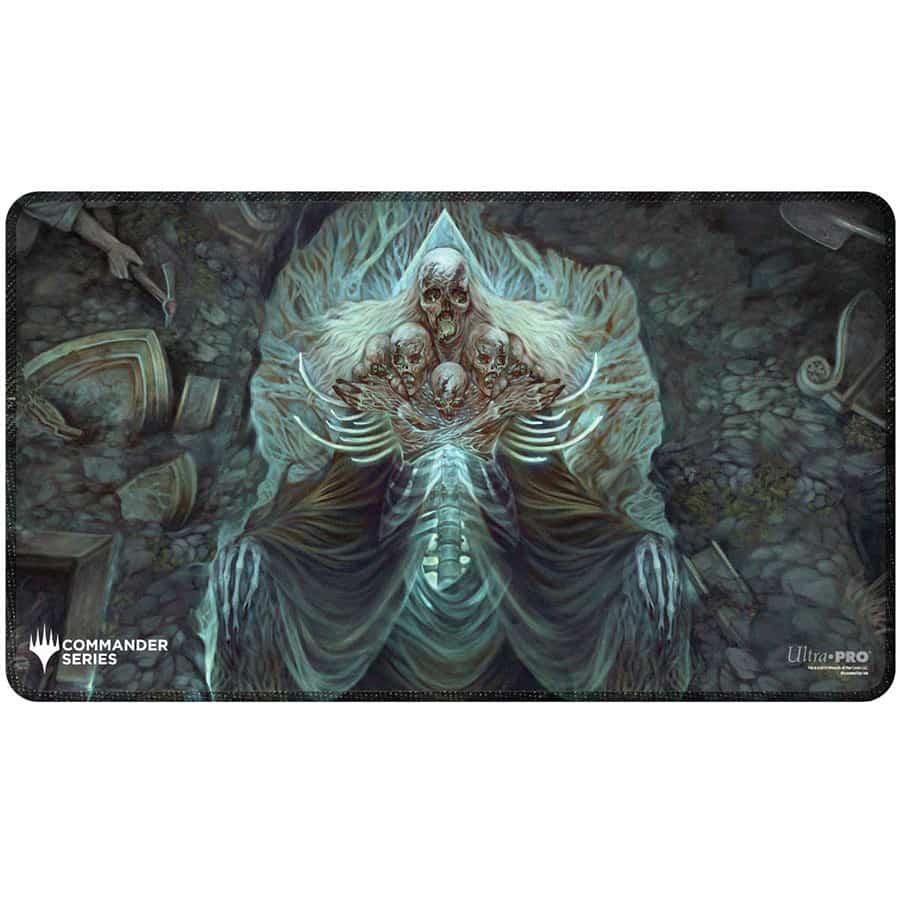 MTG Commander Series Q1 2025 Wedge Stitched Edge Playmat - Myrkul Supplies Ultra Pro