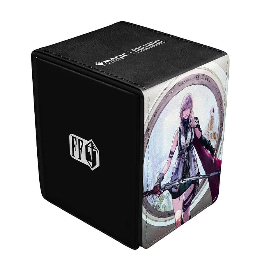 MTG Final Fantasy Alcove Flip Deck Box Lightning Army of One Supplies Ultra Pro Alcove DB FIN Lightning