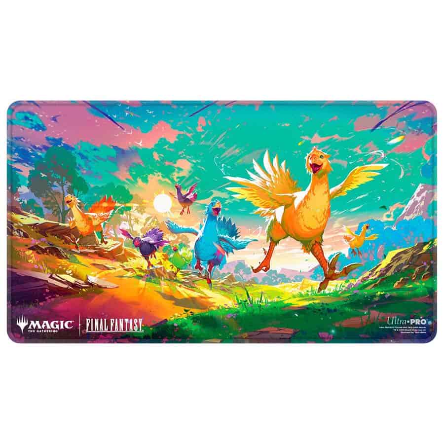 MTG Final Fantasy Holofoil Playmat Chocobo Supplies Ultra Pro FIN Chocobo Group Holo
