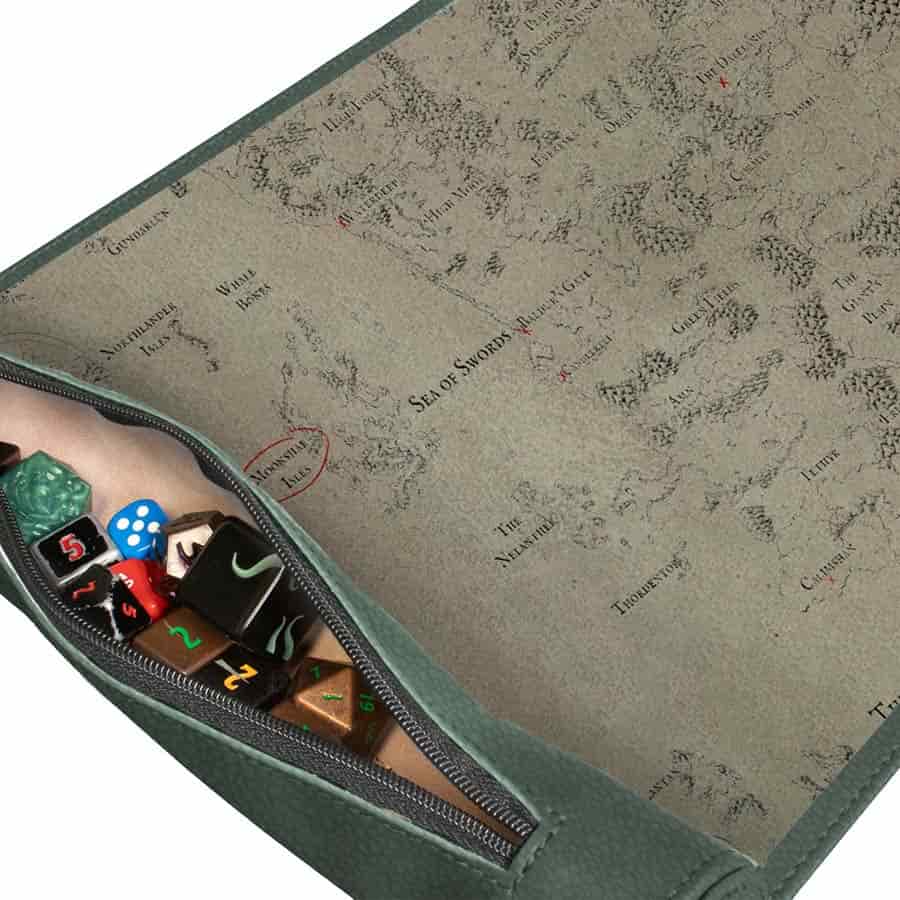 D&D: Drizzt & Forgotten Realms Premium Dice Scroll Supplies Ultra Pro