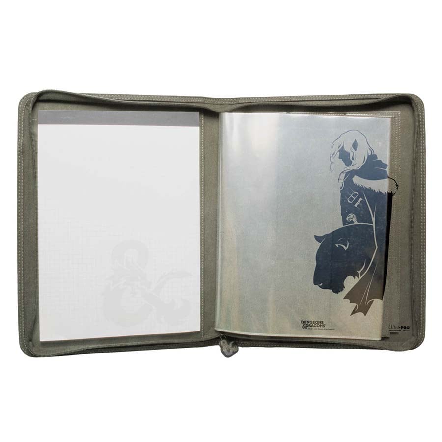 D&D: Drizzt & Forgotten Realms Premium Book & Character Zippered Folio Supplies Ultra Pro