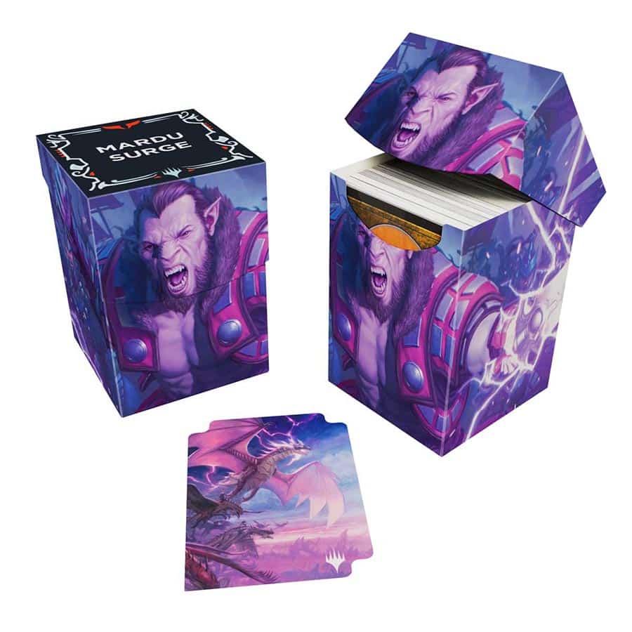 MTG Tarkir: Dragonstorm 100+ Deck Box (5 options) Supplies Ultra Pro DB TDM Mardu