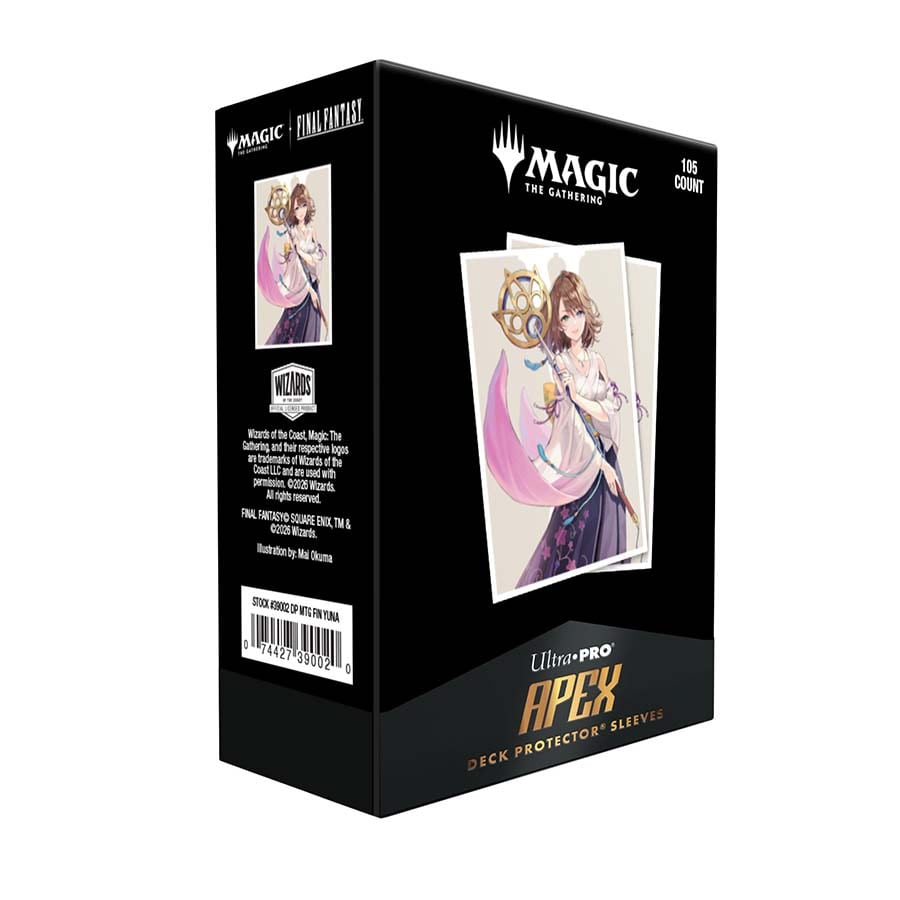 MTG Final Fantasy 105ct Apex Sleeves Supplies Ultra Pro FF Yuna 105ct Apex DP