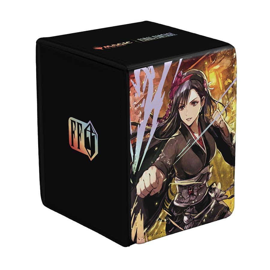 MTG Final Fantasy Tifa Lockhart Alcove Flip Deck Box Supplies Ultra Pro FF Tifa Alcove DB