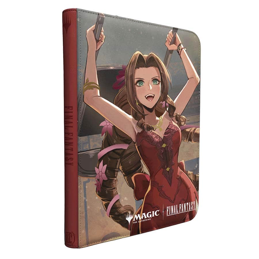 MTG Final Fantasy Aerith Gainsborough 9-Pocket Zippered Premium Pro-Binder Supplies Ultra Pro FF Aerith 9pkt Z-Prem BNDR