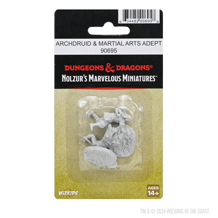 D&D Nolzur's Marvelous Miniatures: Archdruid & Martial Arts Adept Miniatures WizKids