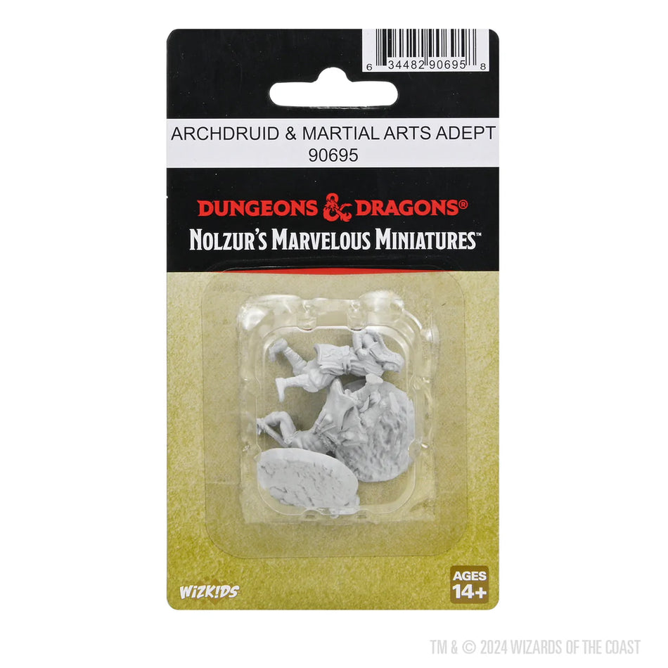 D&D Nolzur's Marvelous Miniatures: Archdruid & Martial Arts Adept Miniatures WizKids