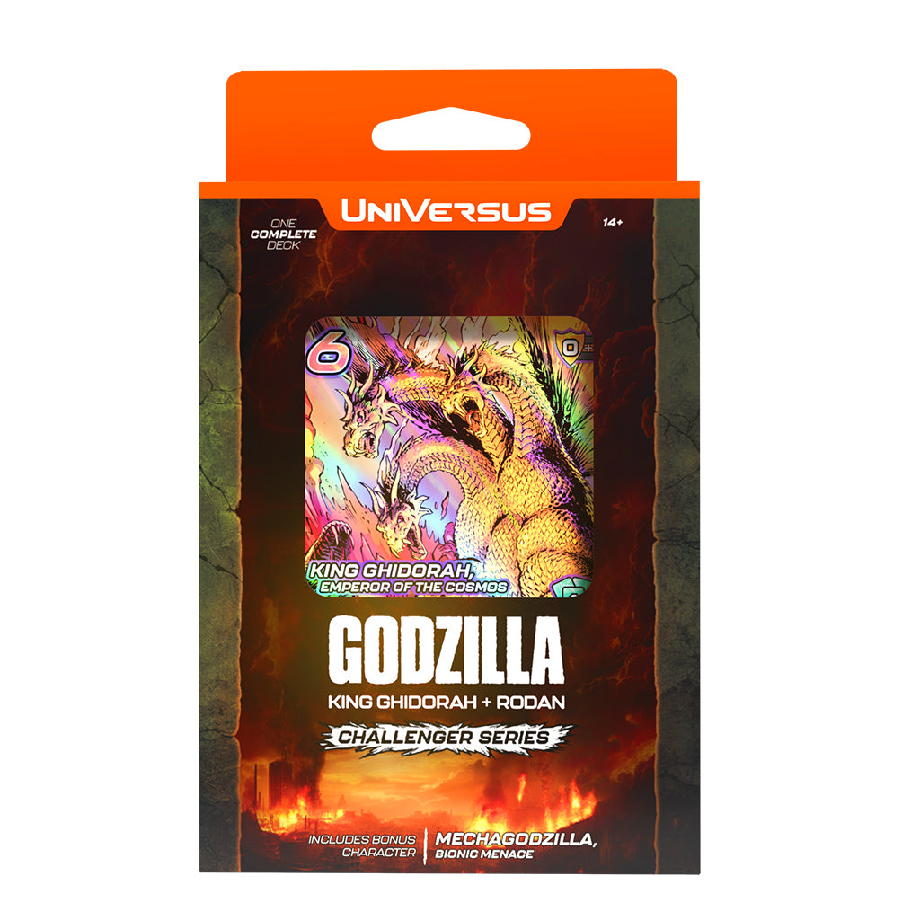 UniVersus Challenger Series Decks - Godzilla (2 options) Trading Card Games Asmodee UVGZ King Ghidorah + Rodan  