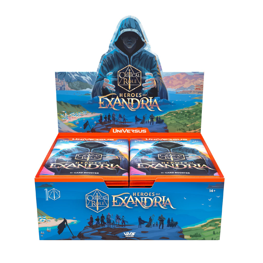 Critical Role CCG Heroes of Exandria Booster (2 options) Trading Card Games Asmodee CR HXA Booster Box