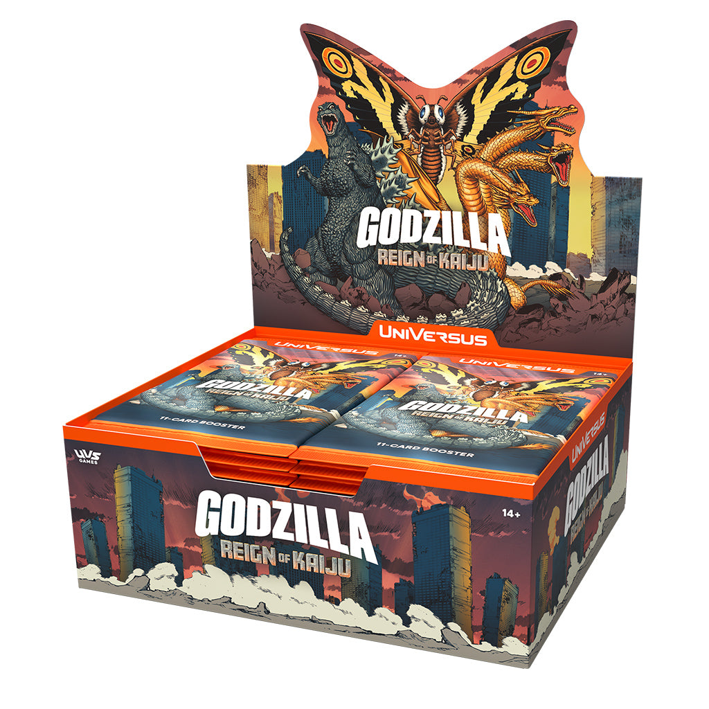 Universus TCG Godzilla: Reign of Kaiju Booster Trading Card Games Asmodee Godzilla: RoK Box