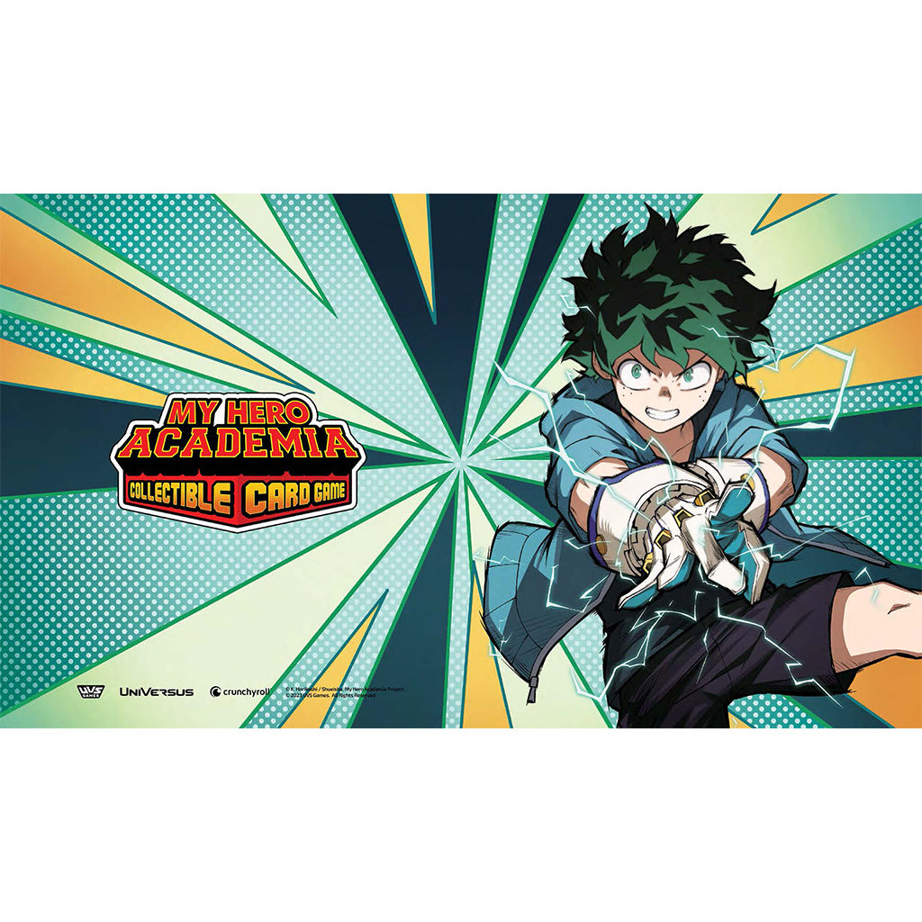 My Hero Academia CCG Jet Burn Playmat (3 options) Supplies Asmodee PM Midoriya  