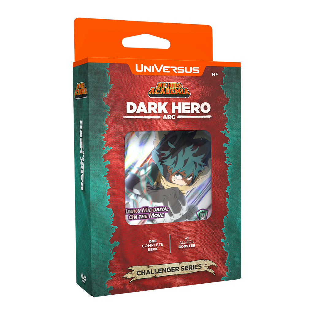 UniVersus Challenger Series Decks - My Hero Academia: Dark Hero Arc Trading Card Games Asmodee   