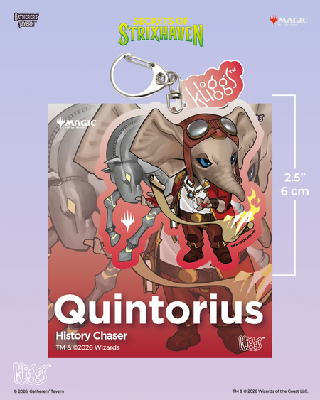 Gatherers' Tavern Secrets of Strixhaven Kliggs Keychain (10 Options) Supplies Gatherers' Tavern SOS Keychain Quintorius