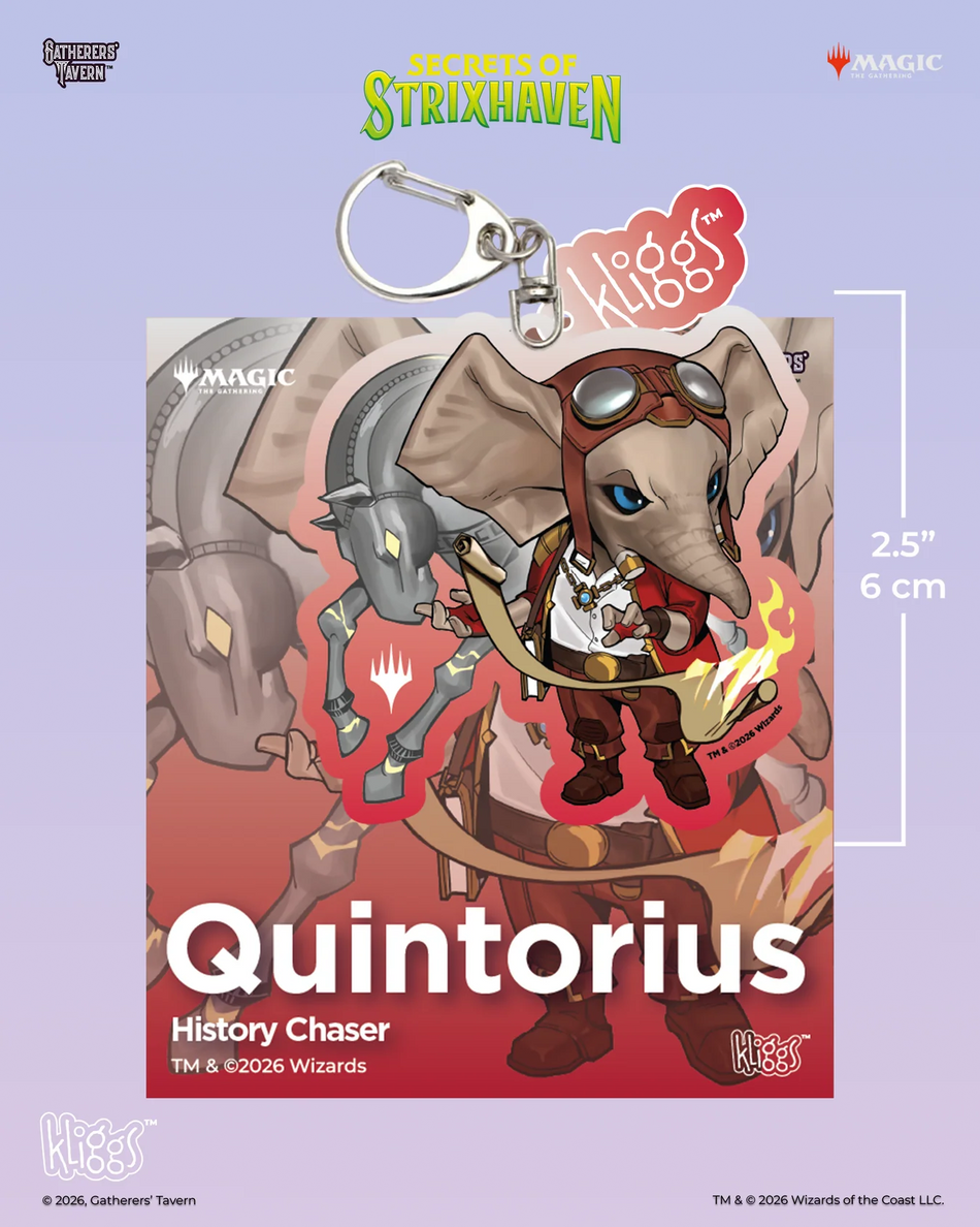Gatherers' Tavern Secrets of Strixhaven Kliggs Keychain (10 Options) Supplies Gatherers' Tavern SOS Keychain Quintorius