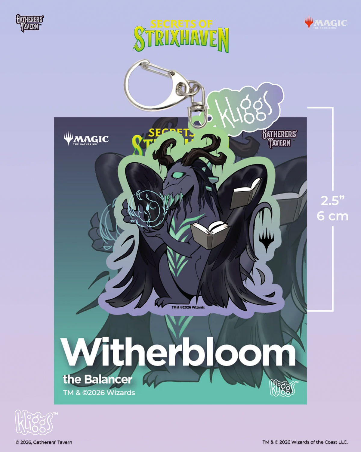 Gatherers' Tavern Secrets of Strixhaven Kliggs Keychain (10 Options) Supplies Gatherers' Tavern SOS Keychain Winterbloom