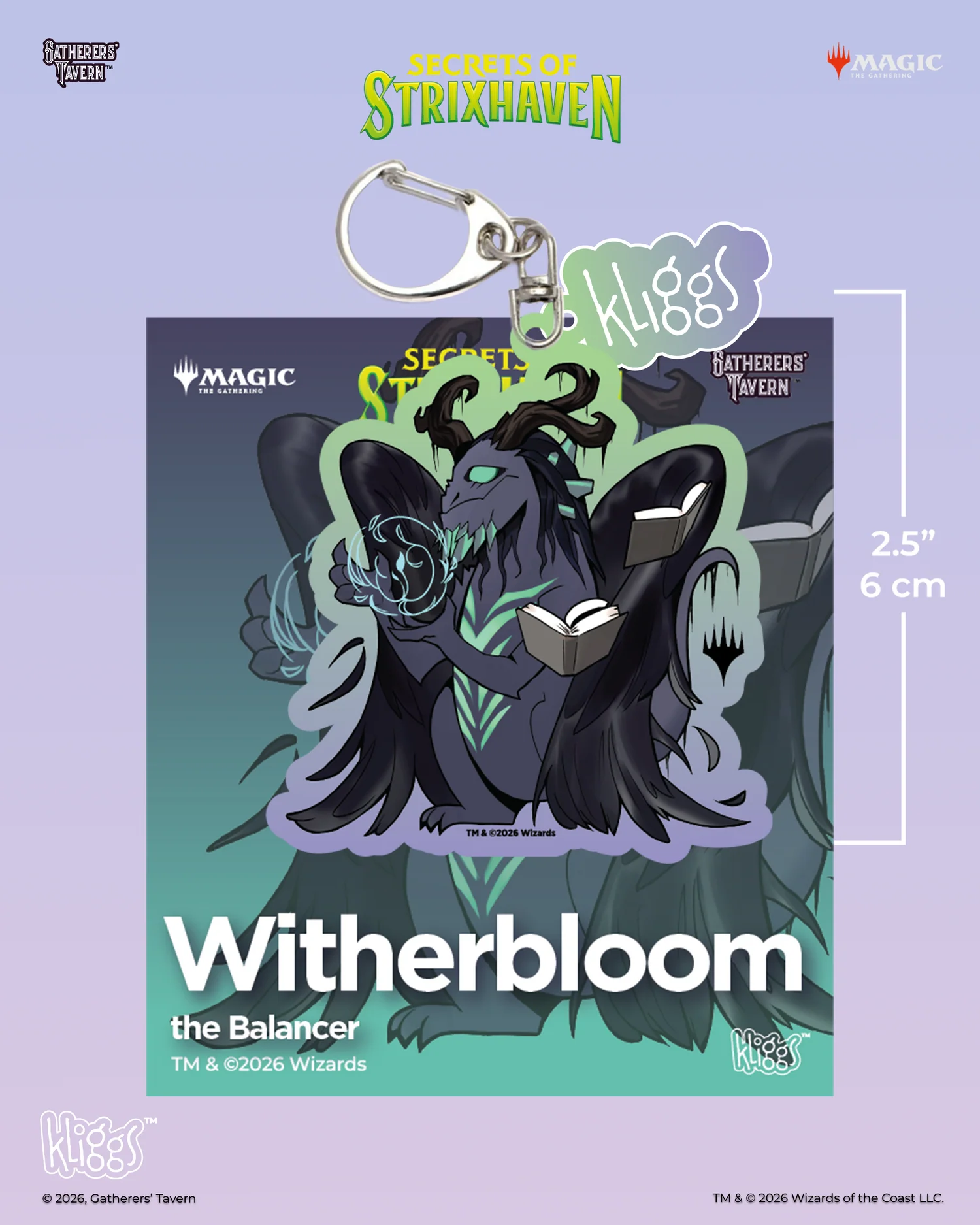 Gatherers' Tavern Secrets of Strixhaven Kliggs Keychain (10 Options) Supplies Gatherers' Tavern SOS Keychain Winterbloom
