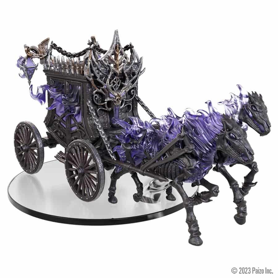 Pathfinder Battles: Armies of the Dead - Death Coach Premium Miniature Miniatures WizKids