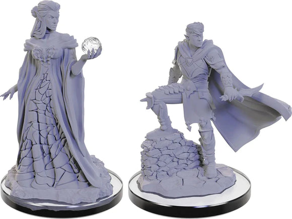 Critical Role Unpainted Miniatures Xhorhasian Mage and Xhorhasian Prowler