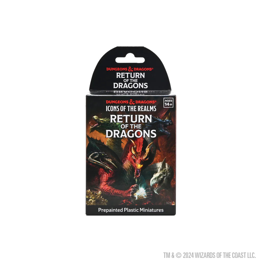 D&D Icons of the Realms Set 34 - Return of the Dragons Blind Box (2 options) Miniatures WizKids IotR 34 Return Dragons Booster