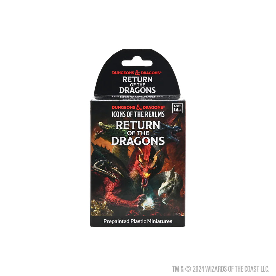 D&D Icons of the Realms Set 34 - Return of the Dragons Blind Box (2 options) Miniatures WizKids IotR 34 Return Dragons Booster