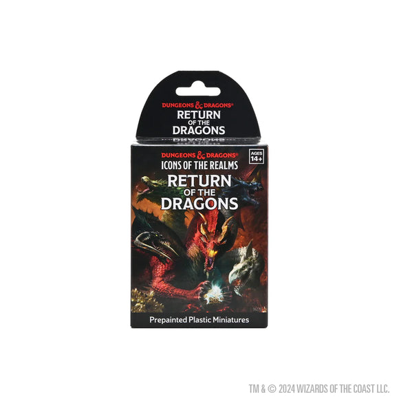 D&D Icons of the Realms Set 34 - Return of the Dragons Blind Box (2 options) Miniatures WizKids IotR 34 Return Dragons Booster