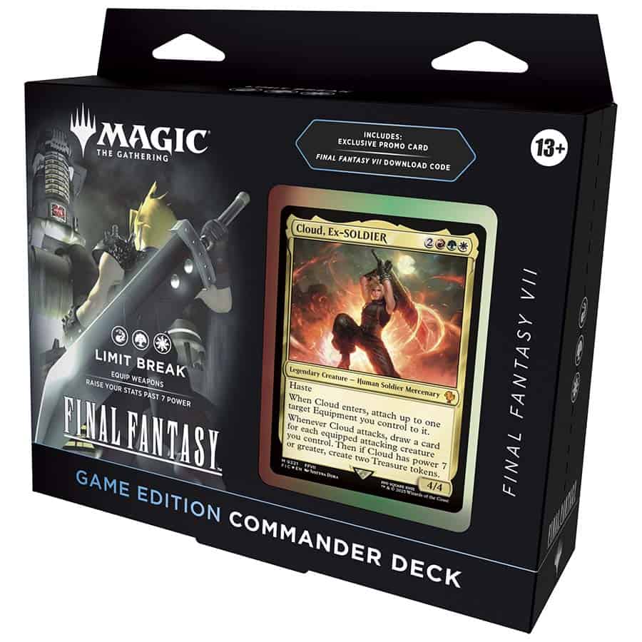 MTG [FIN] Final Fantasy VII Limit Break Game Edition Trading Card Games Wizards of the Coast FIN FF7 CMDR Game Edition