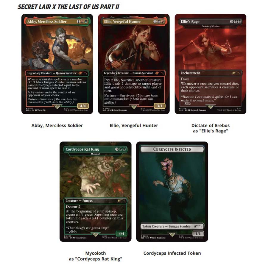 MTG Secret Lair: The Last of Us Part Two: Path of Retribution (Nonfoil) Trading Card Games Wizards of the Coast MTG SLD TLOU2 PoR Nonfoil