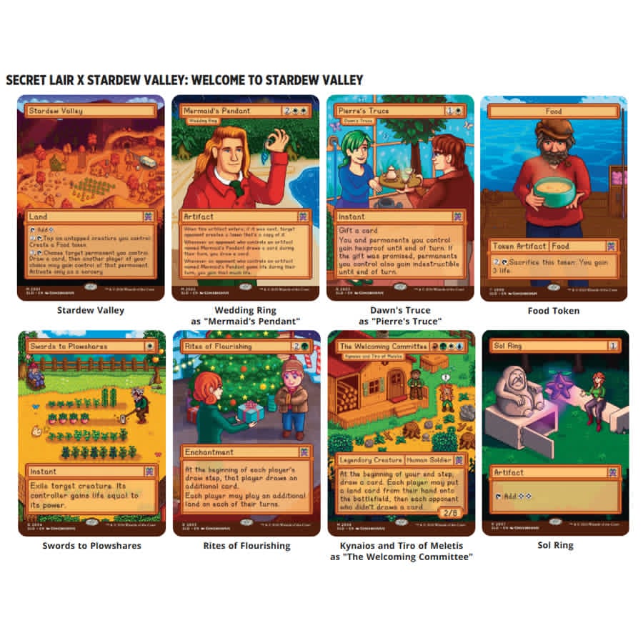 MTG: Secret Lair Drop: Stardew Valley Trading Card Games Wizards of the Coast MTG: SLD Stardew Valley