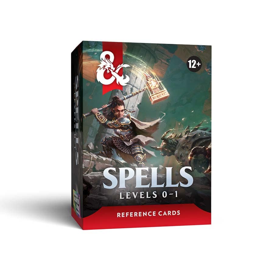 D&D Reference Cards Spells 1 (Levels 0-1) Supplies Wizards of the Coast D&D Ref Cards Spells 1