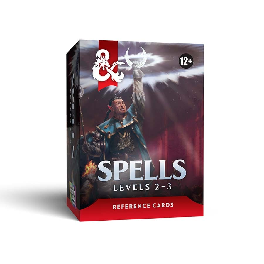 D&D Reference Cards Spells 2 (Levels 2-3) Supplies Wizards of the Coast D&D Ref Cards Spells 2