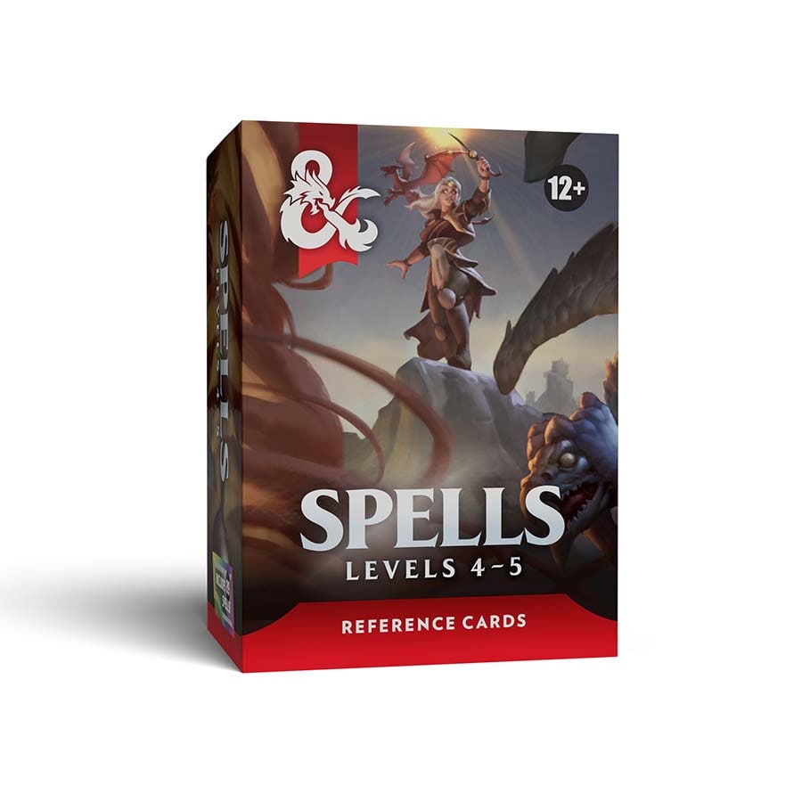 D&D Reference Cards Spells 3 (Levels 4-5) Supplies Wizards of the Coast D&D Ref Cards Spells 3