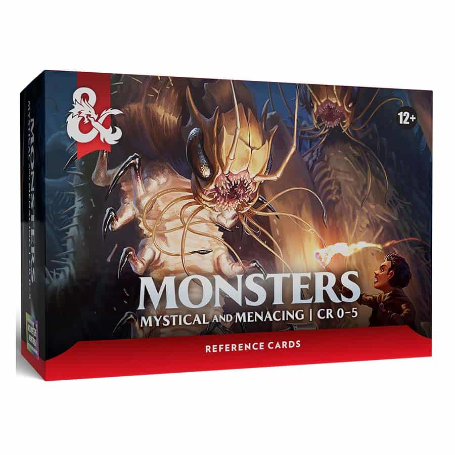 D&D Reference Cards Monsters (Mystical & Menacing) Supplies Wizards of the Coast D&D Ref Cards Monsters (M&M)