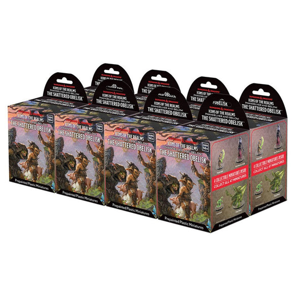 D&D Icons of the Realms Set 29: Phandelver and Below - The Shattered Obelisk 8ct Booster Brick Miniatures WizKids   